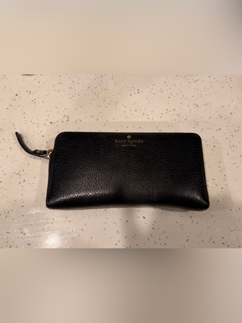 kate spade Black Zip Wallet